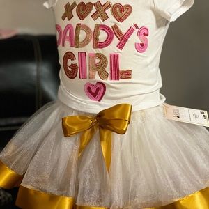 Valentine’s tutu skirt with matching t-shirt